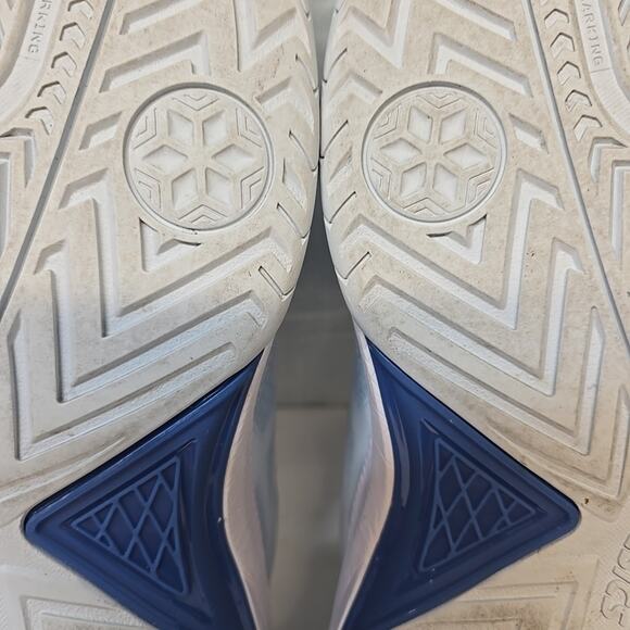 Asics Gel Dedicate 7 Shoes Womens sz 9 Sky Blue White Running Athletic Sneakers - Picture 10 of 12